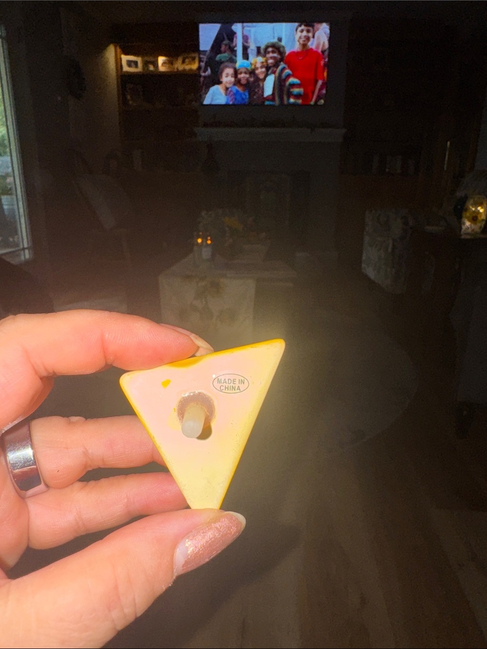 Nora Fleming Yellow Ceramic Cheese Slice with Mouse Figurine - Picture 2 of 3